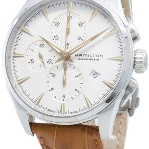 Hamilton Herrklocka H32586511 Jazzmaster Vit/Läder Ø42 mm