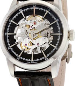 Hamilton Herrklocka H32586541 Jazzmaster Blå/Läder Ø42 mm