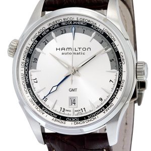 Hamilton Herrklocka H32605551 Silverfärgad/Läder Ø42 mm