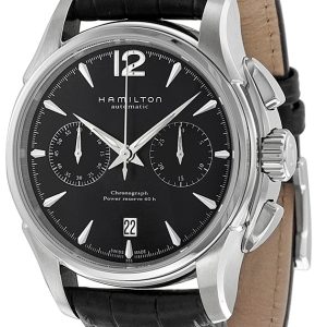 Hamilton Herrklocka H32606735 Svart/Läder Ø42 mm