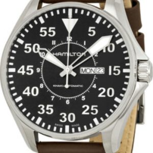 Hamilton Herrklocka H32635511 Jazzmaster Vit/Läder Ø42 mm