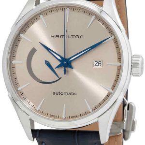 Hamilton Herrklocka H32635622 Jazzmaster Beige/Läder Ø42 mm