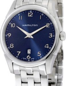 Hamilton Herrklocka H32635781 Jazzmaster Silverfärgad/Läder Ø42 mm