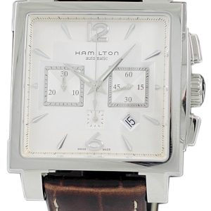 Hamilton Herrklocka H32666555 Silverfärgad/Läder Ø40 mm