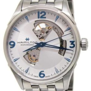 Hamilton Herrklocka H32705152 Jazzmaster Open Heart Auto Vit/Stål