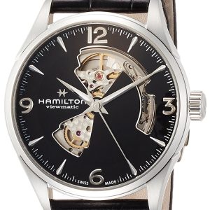 Hamilton Herrklocka H32705731 Jazzmaster Svart/Läder Ø42 mm