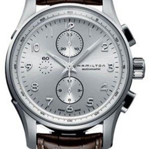 Hamilton Herrklocka H32716853 Silverfärgad/Läder Ø45 mm