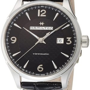 Hamilton Herrklocka H32755731 Jazzmaster Svart/Läder Ø44 mm