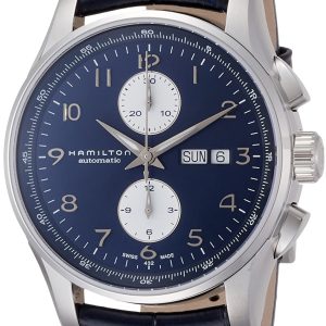 Hamilton Herrklocka H32766643 Jazzmaster Blå/Läder Ø45 mm