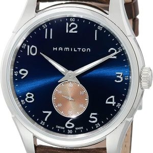 Hamilton Herrklocka H38411540 Jazzmaster Blå/Läder Ø40 mm