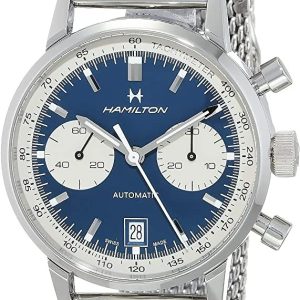 Hamilton Herrklocka H38416141 American Classic Intra-Matic Blå/Stål