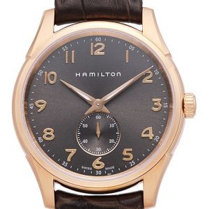 Hamilton Herrklocka H38441583 American Classic Timeless Grå/Läder