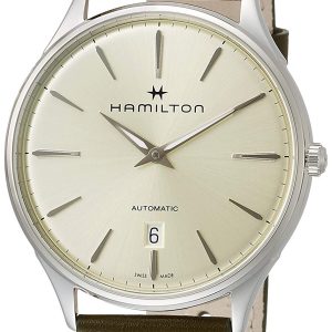 Hamilton Herrklocka H38525811 Jazzmaster Champagnefärgad/Läder Ø40