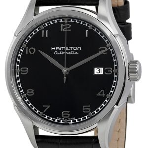 Hamilton Herrklocka H39515733 American Classic Timeless Svart/Läder