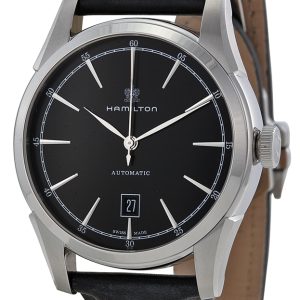 Hamilton Herrklocka H42415731 American Classic Timeless Svart/Läder