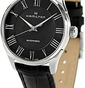 Hamilton Herrklocka H42535730 Jazzmaster Svart/Läder Ø40 mm