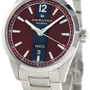 Hamilton Herrklocka H43515175 Broadway Röd/Stål Ø42 mm