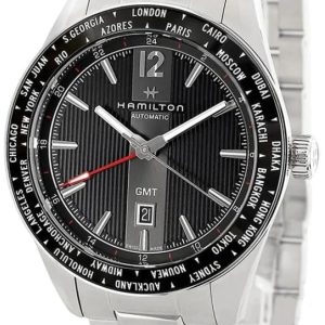 Hamilton Herrklocka H43725131 Broadway Svart/Stål Ø46 mm