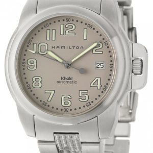 Hamilton Herrklocka H62415153 Khaki Silverfärgad/Stål Ø40 mm