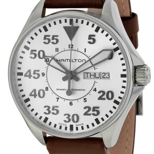 Hamilton Herrklocka H64425555 King Silverfärgad/Läder Ø38 mm