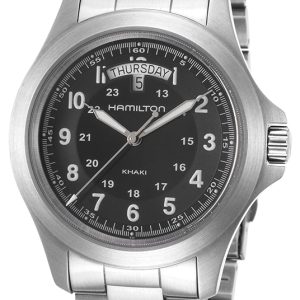 Hamilton Herrklocka H64451163 Khaki Svart/Stål Ø40 mm