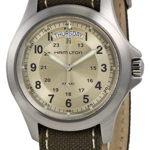 Hamilton Herrklocka H64451823 King Beige/Textil Ø40 mm