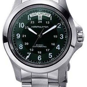 Hamilton Herrklocka H64455163 Khaki Grön/Stål Ø44 mm