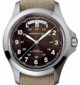 Hamilton Herrklocka H64455953 Khaki Brun/Stål Ø40 mm