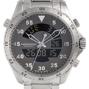 Hamilton Herrklocka H64514181 Khaki Aviation Grå/Stål Ø40 mm