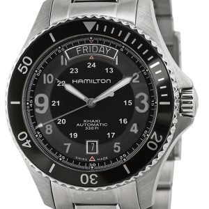 Hamilton Herrklocka H64515133 Khaki Navy Scuba Automatic Svart/Stål