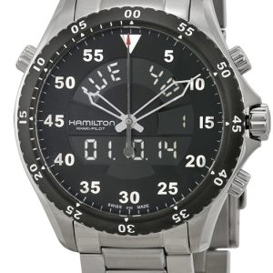 Hamilton Herrklocka H64554131 Khaki Aviation Svart/Stål Ø40 mm