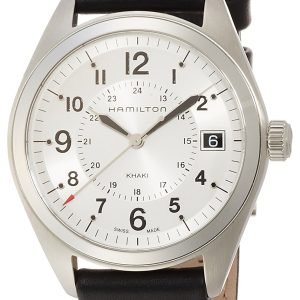 Hamilton Herrklocka H68551753 Khaki Silverfärgad/Läder Ø40 mm