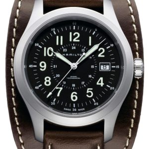 Hamilton Herrklocka H69519533 Field Svart/Läder Ø40 mm