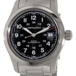 Hamilton Herrklocka H70455133 Khaki Field Svart/Stål Ø38 mm