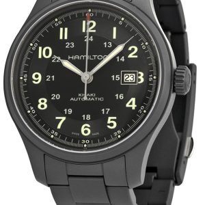 Hamilton Herrklocka H70565133 Khaki Field Svart/Titan Ø42 mm