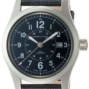 Hamilton Herrklocka H70605943 Khaki Field Blå/Textil Ø42 mm