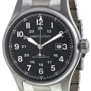 Hamilton Herrklocka H70625133 Khaki Svart/Stål Ø44 mm