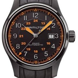 Hamilton Herrklocka H70685337 Field Svart/Gummi Ø44 mm