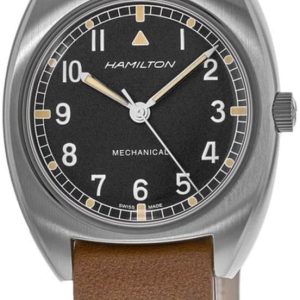 Hamilton Herrklocka H76419531 Svart/Läder Ø36 mm