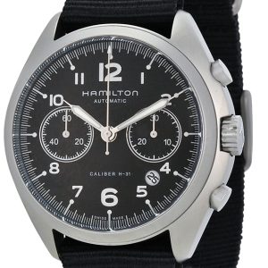 Hamilton Herrklocka H76456435 Khaki Svart/Textil Ø42 mm