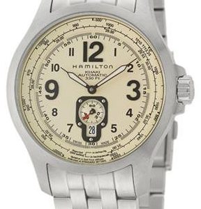 Hamilton Herrklocka H76515123 Khaki Beige/Stål Ø44 mm