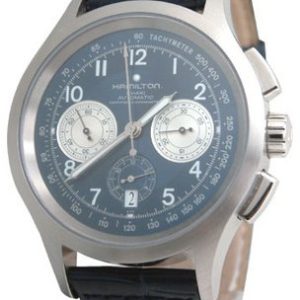 Hamilton Herrklocka H76517643 Khaki Field Blå/Läder