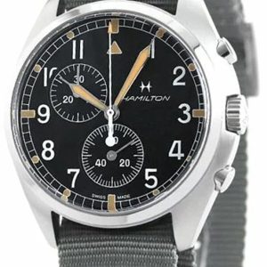 Hamilton Herrklocka H76522931 Svart/Textil Ø41 mm