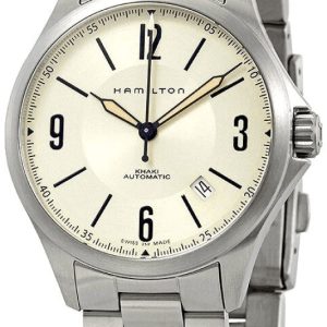 Hamilton Herrklocka H76565125 Khaki Silverfärgad/Stål Ø38 mm