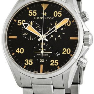 Hamilton Herrklocka H76722131 Khaki Svart/Stål Ø44 mm