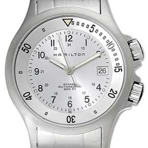 Hamilton Herrklocka H77515153 Khaki Silverfärgad/Stål Ø40 mm