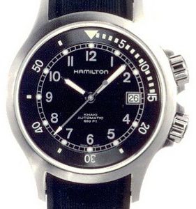 Hamilton Herrklocka H77515333 Khaki Svart/Gummi Ø40 mm