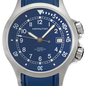 Hamilton Herrklocka H77515343 Khaki Blå/Gummi Ø41 mm