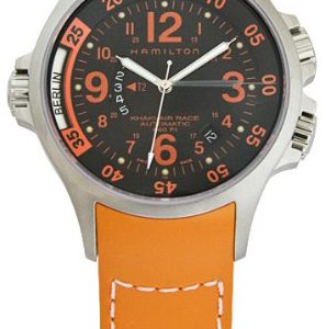 Hamilton Herrklocka H77665873 Khaki Svart/Gummi Ø42 mm