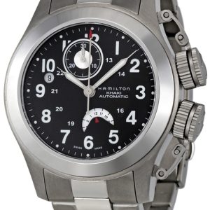 Hamilton Herrklocka H77716133 Khaki Svart/Titan Ø42 mm